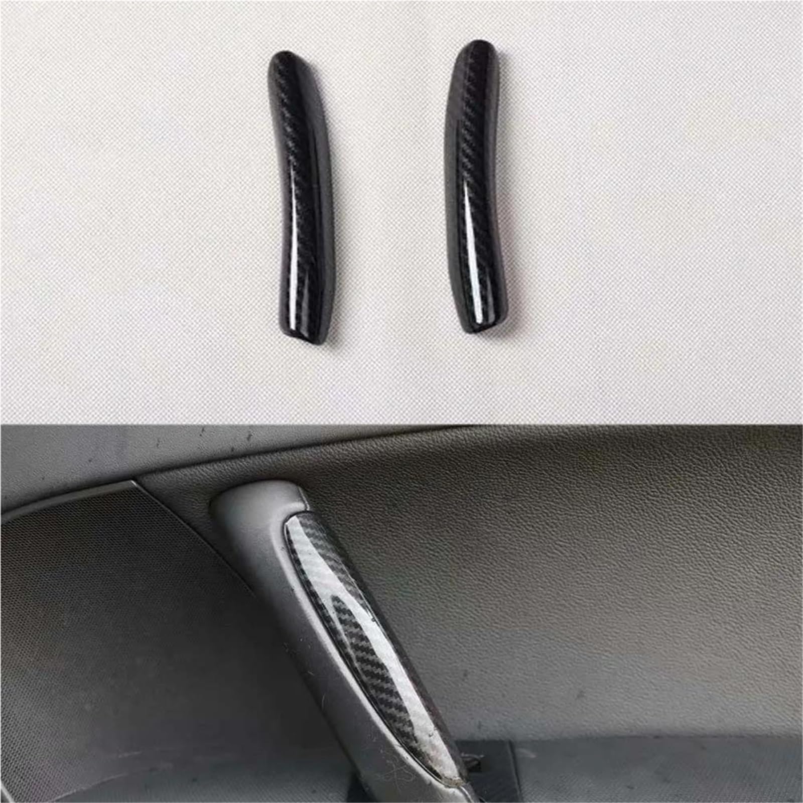Interieur Dekor Auto-Innentürgriff-Greifer-Dekorationsstreifen Trim-Styling Für TT 2008-2014 Auto-Formzubehör Interieur TüRverkleidungen Dekor(Carbon Pattern) von QFJFBGGH