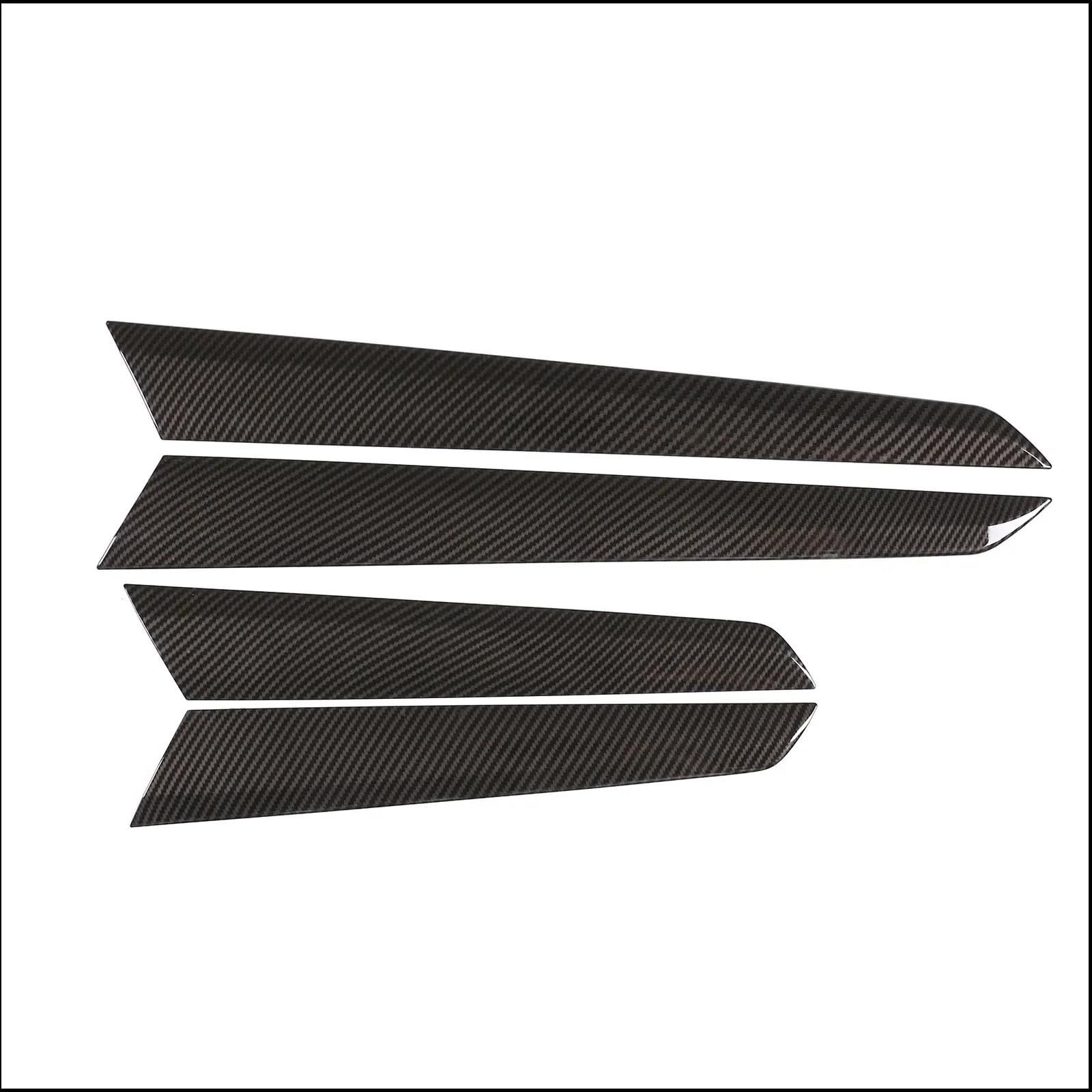 Interieur Dekor Auto-Innentürgriff-Panel-Streifen-Abdeckungsverkleidung Für Benz Für C-Klasse Für W204 C180 C200 2007-2014 Interieur TüRverkleidungen Dekor(Carbon pattern) von QFJFBGGH