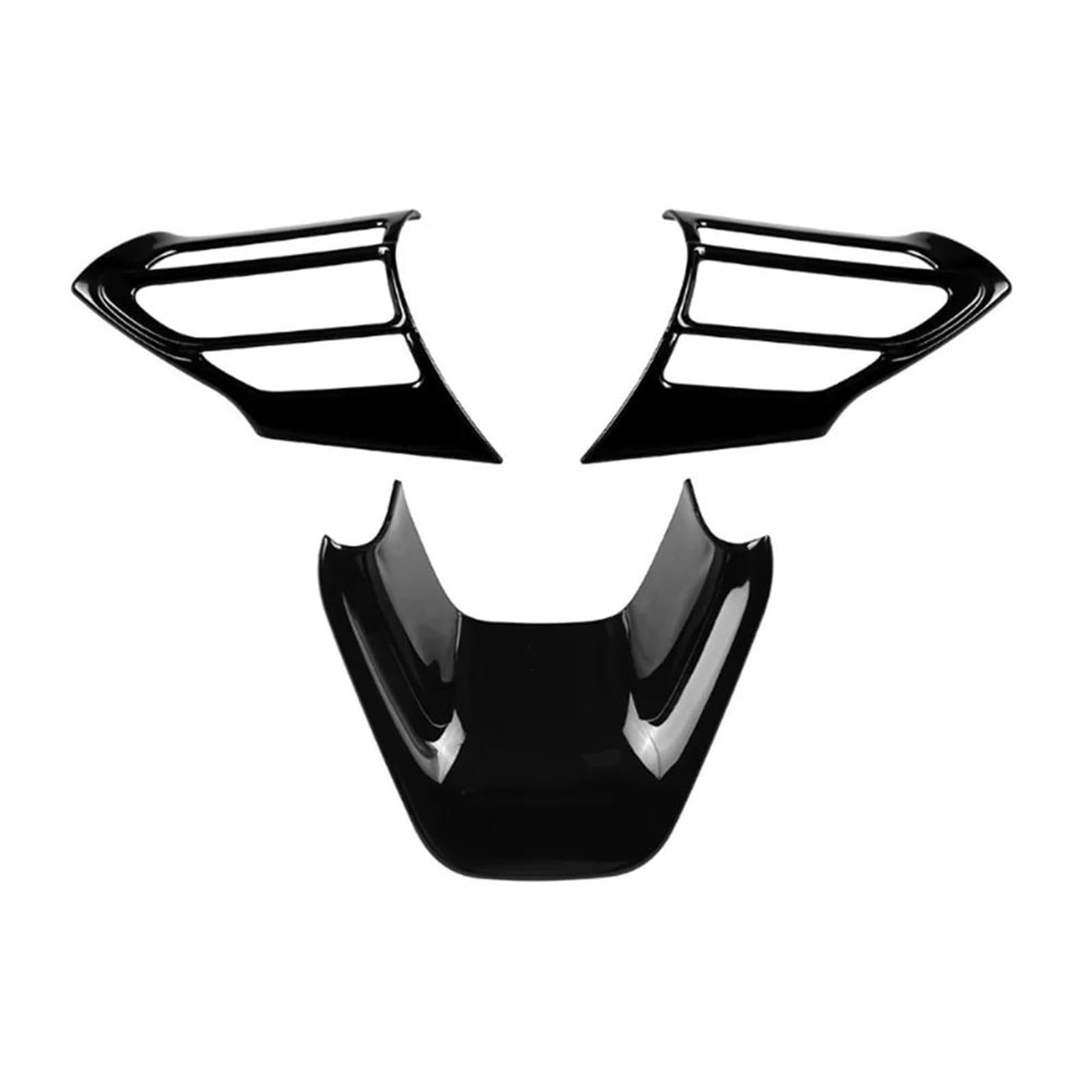 Interieur Dekor Auto Lenkrad Center Button Switch Cover Trim Aufkleber Für Toyota Für Sienta 10 2022 Innenraum Interieur TüRverkleidungen Dekor(Schwarz) von QFJFBGGH