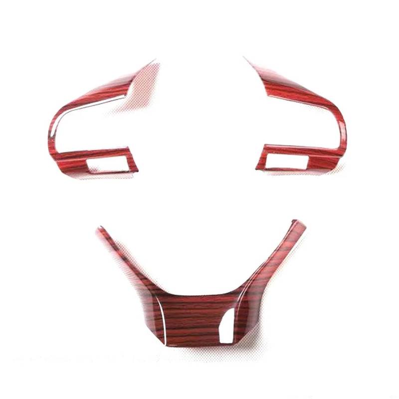 Interieur Dekor Auto-Lenkrad-Lünettenabdeckung ABS-Styling Für Lexus Für ES Es300h 200 Es350 300h 2015 2016 2017 Interieur TüRverkleidungen Dekor(Wood Color) von QFJFBGGH