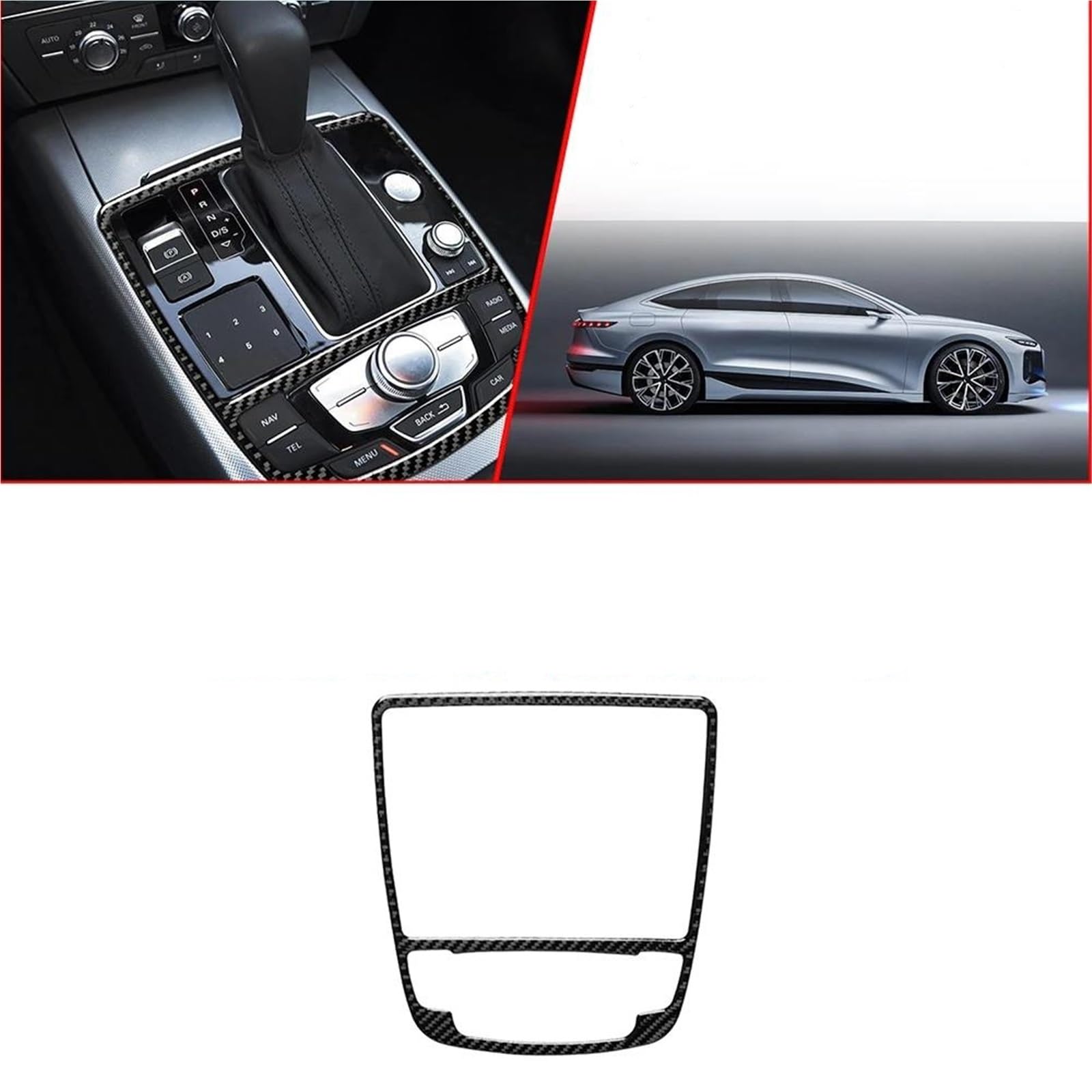 Interieur Dekor Auto-Schalttafel-Trimmaufkleber Für A6 C7 S6 A7 S7 4G8 2012–2018 Carbonfasermuster Innenausstattung Interieur TüRverkleidungen Dekor Interieur Dekor Auto-Schalttafel-Trimmaufkleber Für A6 C7 S6 A7 S7 4G8 2012–2018 Carbonfasermuster Innenausstattung Interieur TüRverkleidungen Dekor von QFJFBGGH