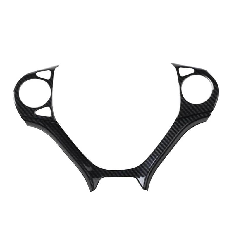 Interieur Dekor Auto Schwarz Carbon Fiber Muster Lenkrad Taste Rahmen Trim Abdeckung Für Civic 9th 2012-2015 Interieur TüRverkleidungen Dekor von QFJFBGGH