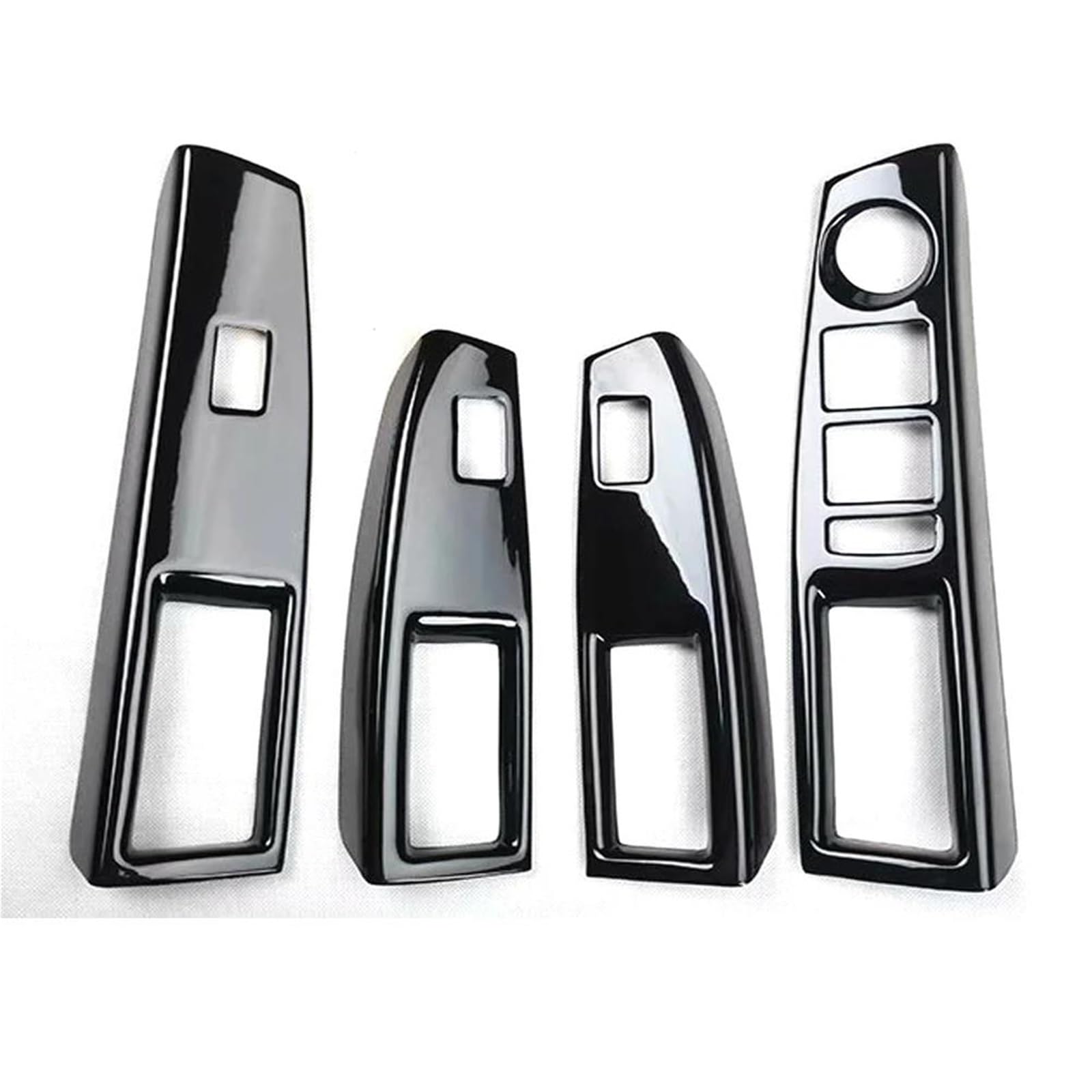 Interieur Dekor Autotür-Armlehne Fensterheber-Schalter Knopfabdeckung Zieraufkleber Für Chevy Für Cruze 2009-2013 LHD Auto-Styling Interieur TüRverkleidungen Dekor(Piano Black) von QFJFBGGH