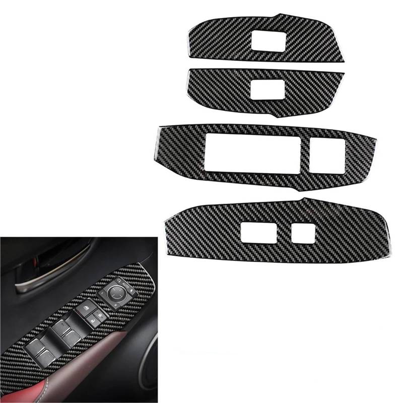 Interieur Dekor Autotür Fensterheber Steuerung Türgriff Panel Abdeckung Trim Für Lexus Für NX 200 200t 300h 2014-2021 LHD Interieur TüRverkleidungen Dekor von QFJFBGGH