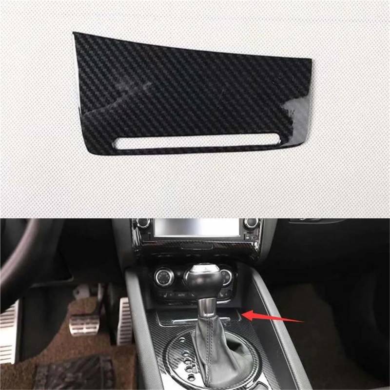 Interieur Dekor Autoverkleidung Für TT 2008–2014 LHD Aufbewahrungsbehälter Box Cover Aufkleber Innenausstattung Auto Formteil Interieur TüRverkleidungen Dekor(Carbon Pattern) von QFJFBGGH