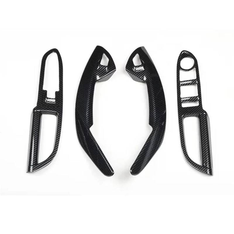 Interieur Dekor Autozubehör Für Ford Für Escape 2013-2015 LHD Lenkrad Air Vent Trim Türgriff Gangschaltung Interieur TüRverkleidungen Dekor(Style 7) von QFJFBGGH