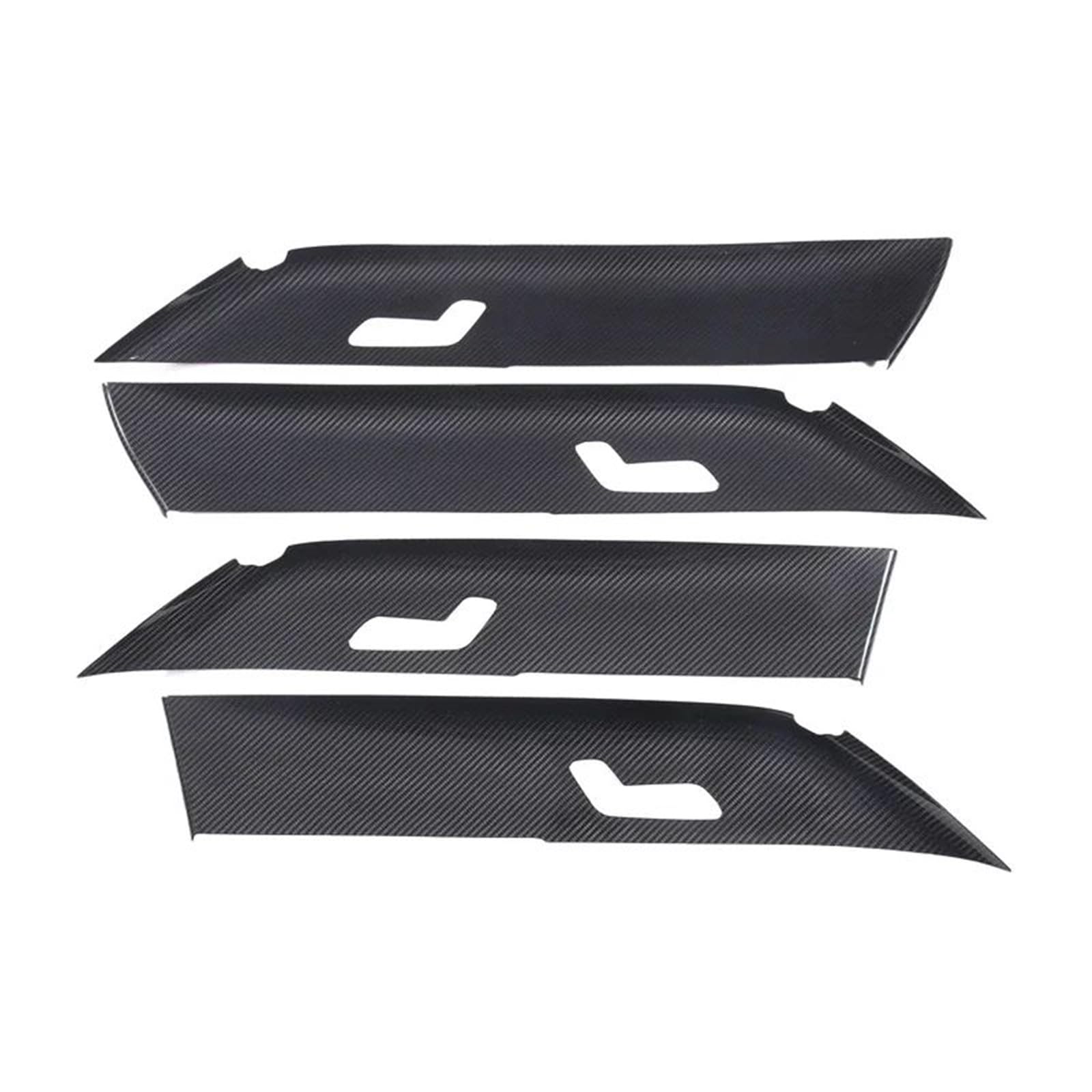 Interieur Dekor Carbon Fiber Auto Innen Tür Griff Panel Abdeckung Trim Für Land Für Rover Für Range Für Rover Für Vogue Interieur TüRverkleidungen Dekor(Kohlefaser) von QFJFBGGH