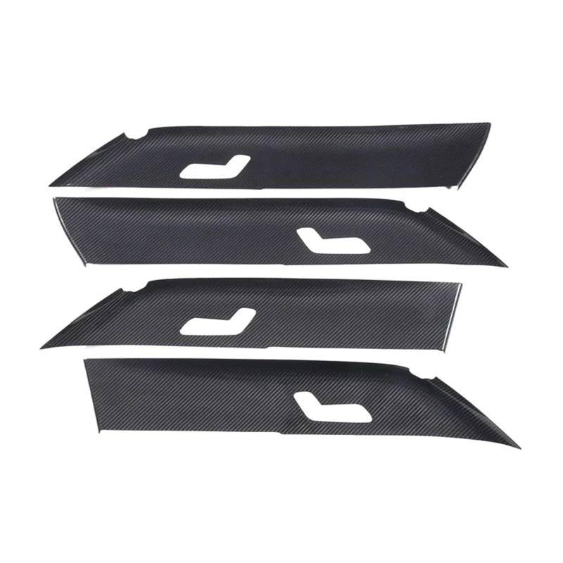 Interieur Dekor Carbon Fiber Auto Innen Tür Griff Panel Abdeckung Trim Für Land Für Rover Für Range Für Rover Für Vogue Interieur TüRverkleidungen Dekor(Kohlefaser) von QFJFBGGH