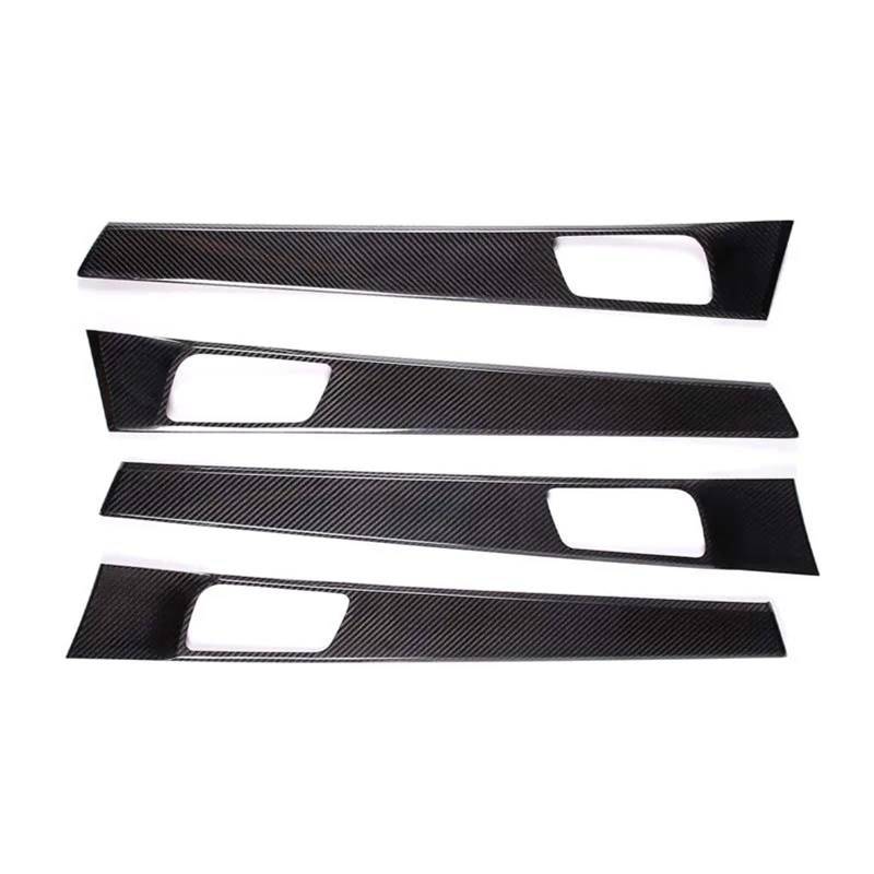 Interieur Dekor Carbon Fiber Auto Innen Tür Griff Panel Rahmen Abdeckung Trim Aufkleber Für Panamera 971 2017-2023 Interieur TüRverkleidungen Dekor(Carbon Pattern) von QFJFBGGH