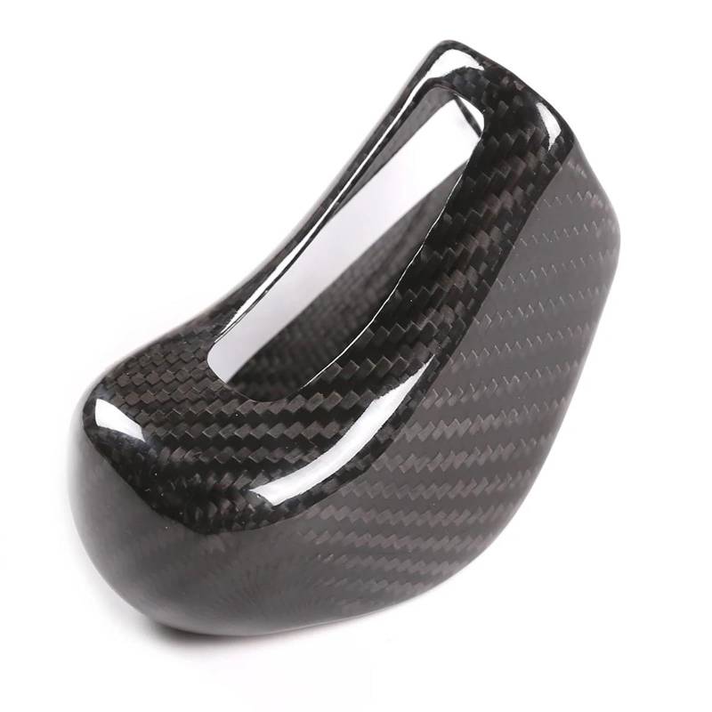 Interieur Dekor Carbon Fiber Muster Auto Schaltknauf Kopf Abdeckung Trim Für Maserati Für Ghibli Für Quattroporte Interieur TüRverkleidungen Dekor(Stil a) von QFJFBGGH