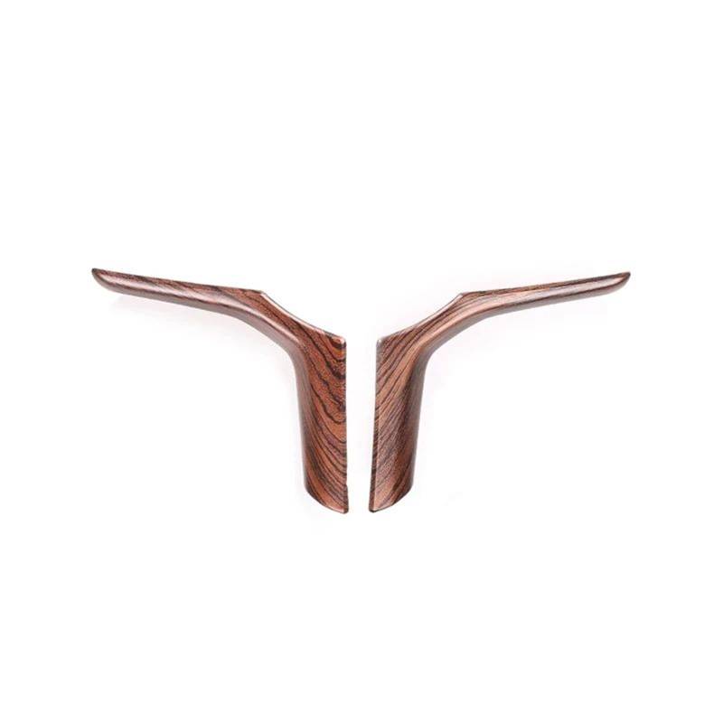 Interieur Dekor Carbon Fiber Texture Auto Lenkrad Panel Rahmen Abdeckung Trim Für 5 Serie 6 Serie GT Für X3 X4 Interieur TüRverkleidungen Dekor(Wood grain) von QFJFBGGH
