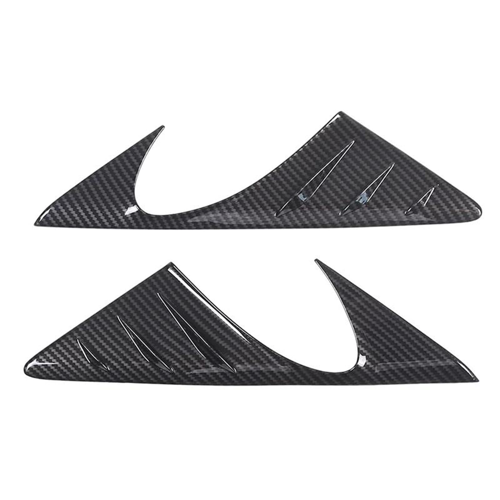 Interieur Dekor Für 1 2 Serie Für F40 F44 2020-2024 ABS Auto Rückspiegel Seite Fenster Spoiler Dreieck Abdeckung Interieur TüRverkleidungen Dekor(Carbon Pattern) von QFJFBGGH