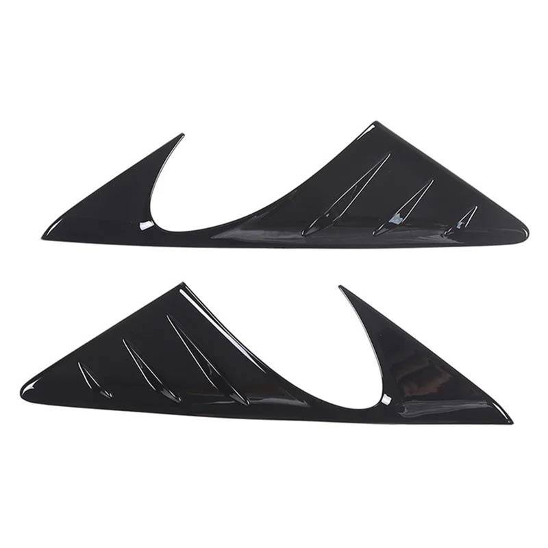 Interieur Dekor Für 1 2 Serie Für F40 F44 2020-2024 ABS Auto Rückspiegel Seite Fenster Spoiler Dreieck Abdeckung Interieur TüRverkleidungen Dekor(Schwarz glänzend) von QFJFBGGH