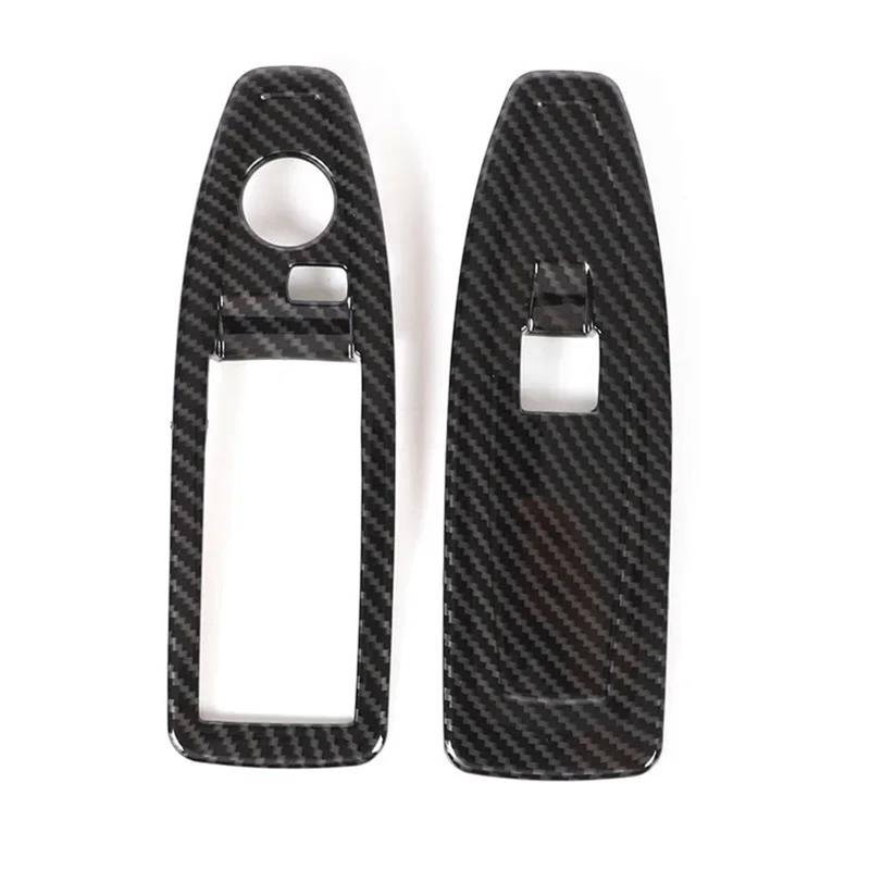 Interieur Dekor Für 2 Series Coupe Für F22 2014-2019 ABS Carbon Muster Auto Glas Lift Schalter Panel Rahmen Aufkleber Interieur TüRverkleidungen Dekor von QFJFBGGH