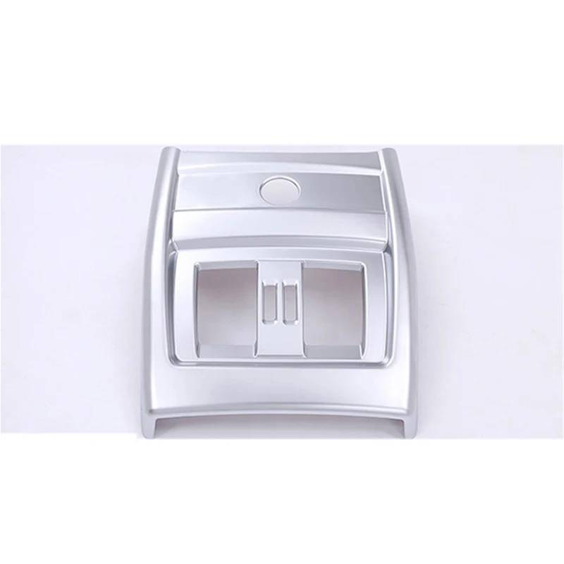 Interieur Dekor Für 3 4 Serie Für F30 F31 Auto Armlehne Box Hinten Klimaanlage Outlet Rahmen Abdeckung Trim Innen Interieur TüRverkleidungen Dekor(Silber) von QFJFBGGH