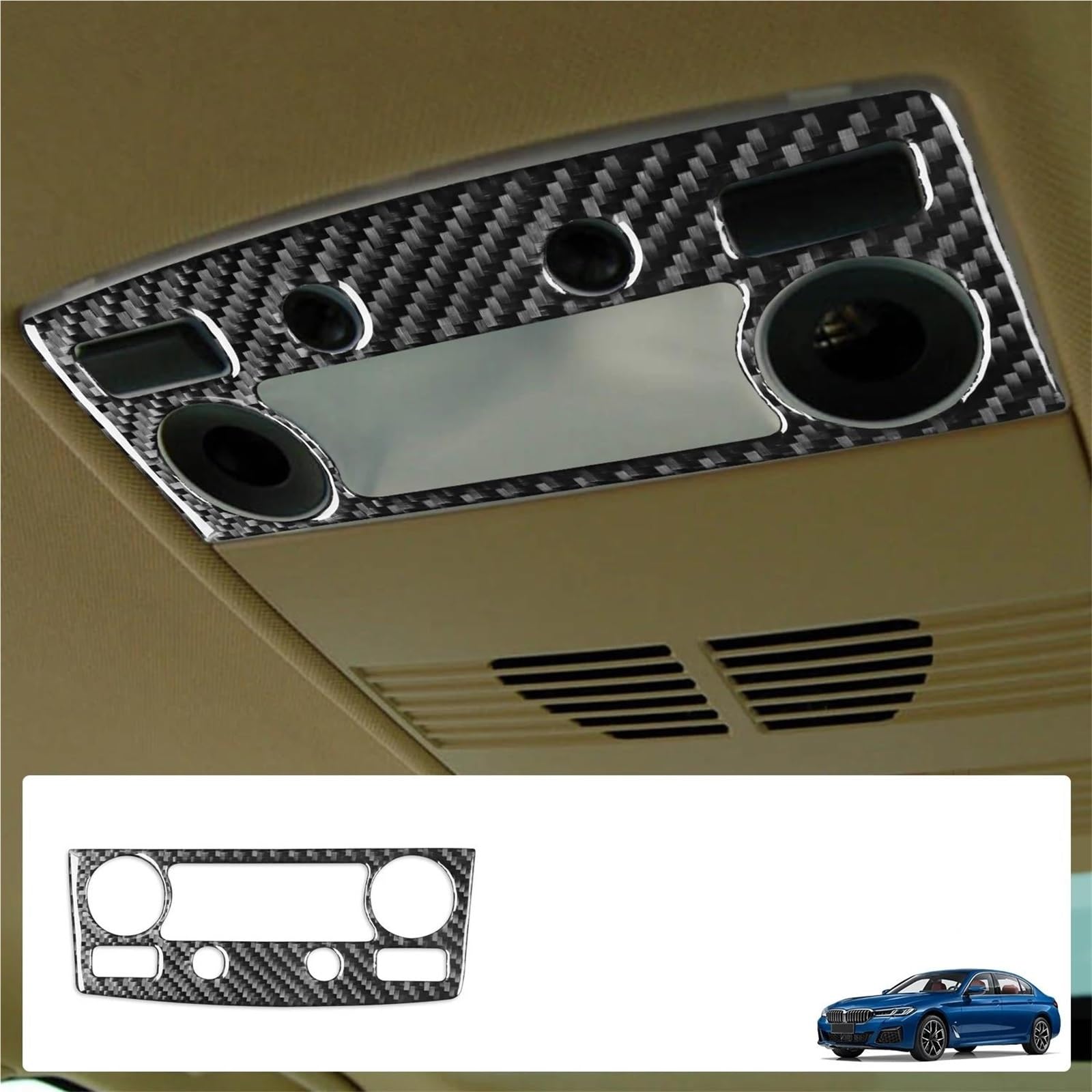 Interieur Dekor Für 5 Series Für E60 2004-2007 Vorderdachschalter-Tastenfeldabdeckung Autoinnenausstattung Interieur TüRverkleidungen Dekor Interieur Dekor Für 5 Series Für E60 2004-2007 Vorderdachschalter-Tastenfeldabdeckung Autoinnenausstattung Interieur TüRverkleidungen Dekor von QFJFBGGH