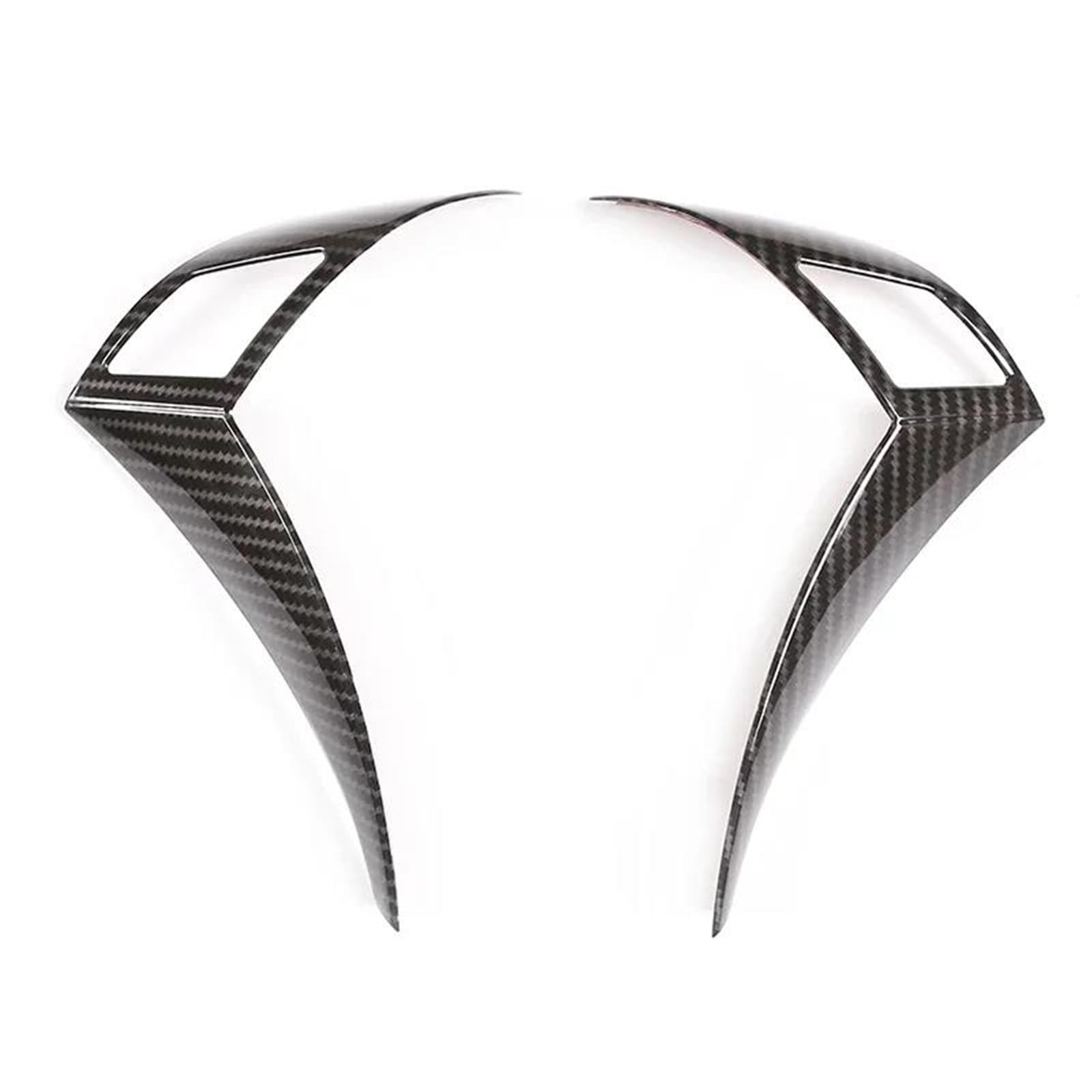 Interieur Dekor Für 5 Series Für E60 E61 2003-2010 ABS Lenkrad Helle Taste Dekorative Rahmen Auto Innen Interieur TüRverkleidungen Dekor(Carbon pattern) von QFJFBGGH