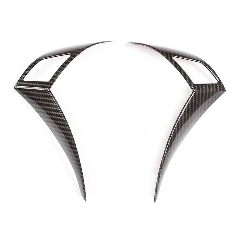 Interieur Dekor Für 5 Series Für E60 E61 2003-2010 ABS Lenkrad Helle Taste Dekorative Rahmen Auto Innen Interieur TüRverkleidungen Dekor(Carbon pattern) von QFJFBGGH