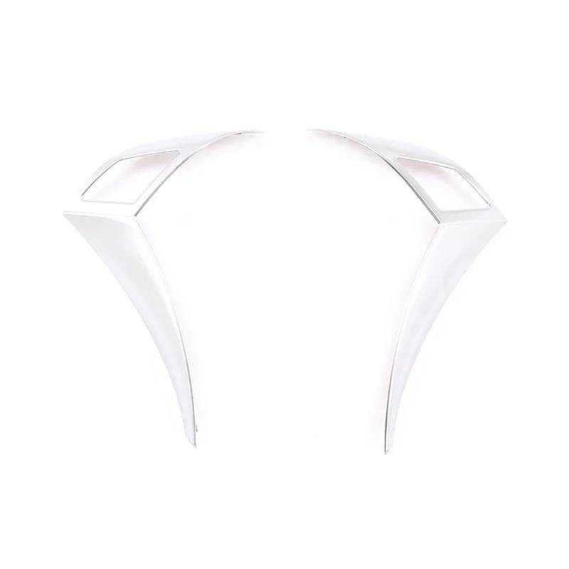 Interieur Dekor Für 5 Series Für E60 E61 2003-2010 ABS Lenkrad Helle Taste Dekorative Rahmen Auto Innen Interieur TüRverkleidungen Dekor(Silber) von QFJFBGGH