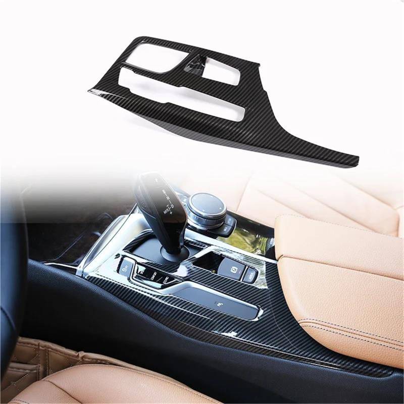 Interieur Dekor Für 5 Series Für G30 2018-2022 Autoaufkleber Lenkrad Schalttafel Türgriffabdeckung Verkleidung Interieur TüRverkleidungen Dekor(Carbon Texture 10) von QFJFBGGH