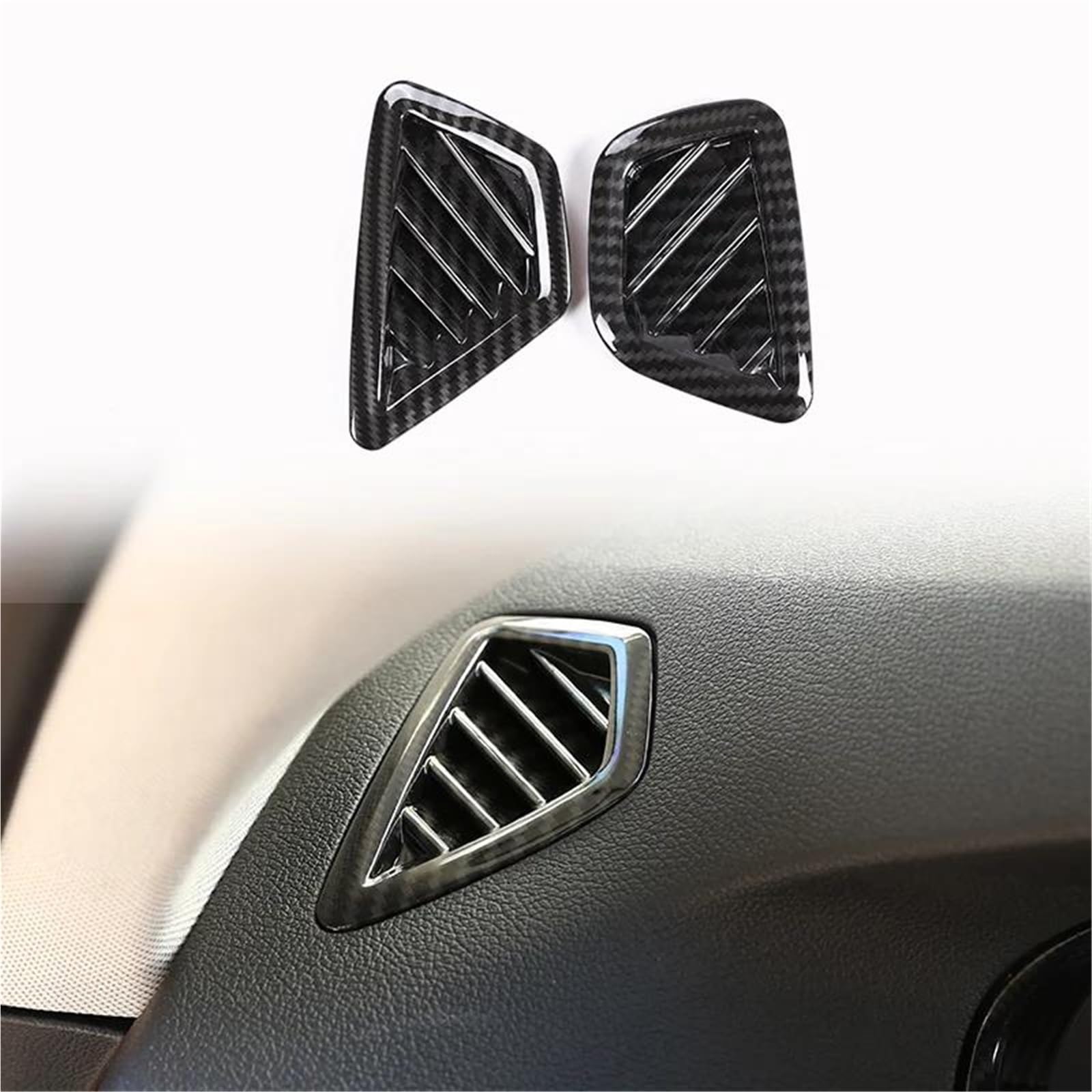Interieur Dekor Für 5 Series Für G30 2018-2022 Autoaufkleber Lenkrad Schalttafel Türgriffabdeckung Verkleidung Interieur TüRverkleidungen Dekor(Carbon Texture 14) von QFJFBGGH