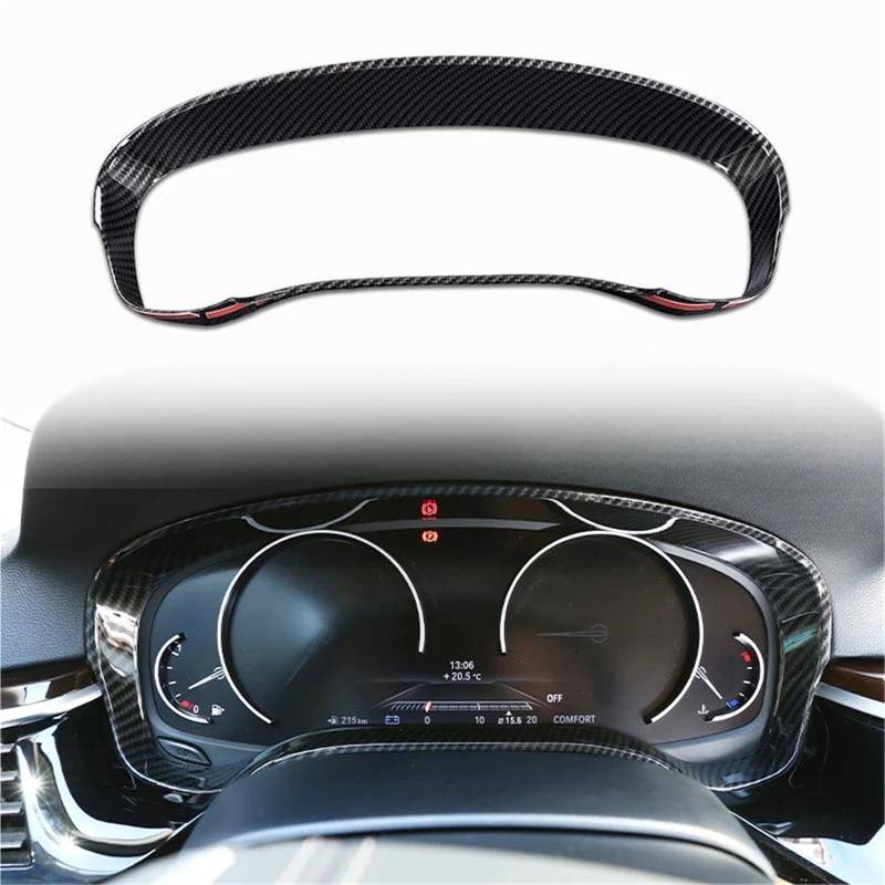 Interieur Dekor Für 5 Series Für G30 2018-2022 Autoaufkleber Lenkrad Schalttafel Türgriffabdeckung Verkleidung Interieur TüRverkleidungen Dekor(Carbon Texture 15) von QFJFBGGH