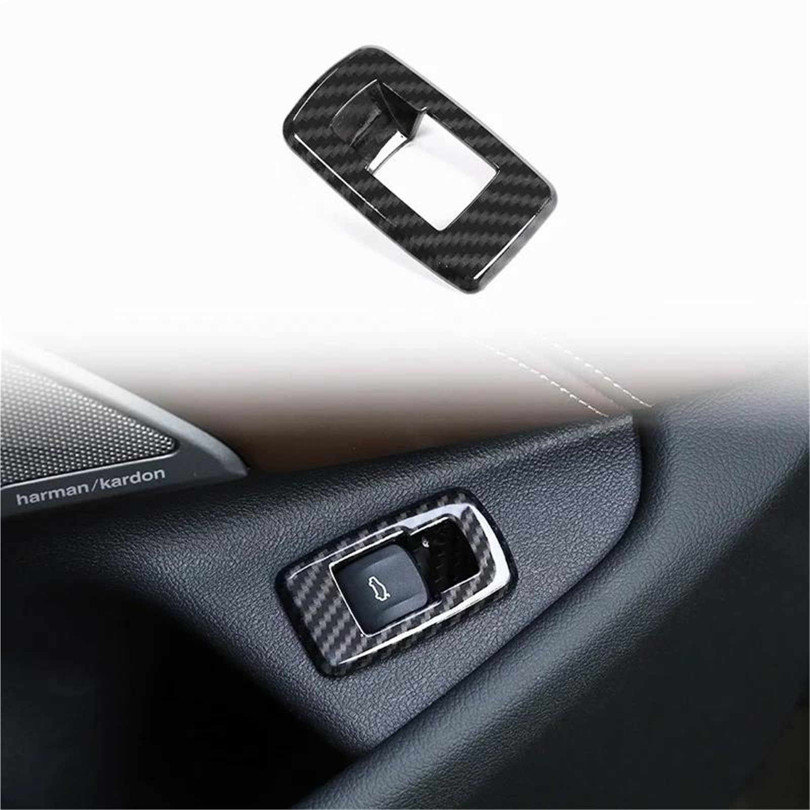 Interieur Dekor Für 5 Series Für G30 2018-2022 Autoaufkleber Lenkrad Schalttafel Türgriffabdeckung Verkleidung Interieur TüRverkleidungen Dekor(Carbon Texture 26) von QFJFBGGH