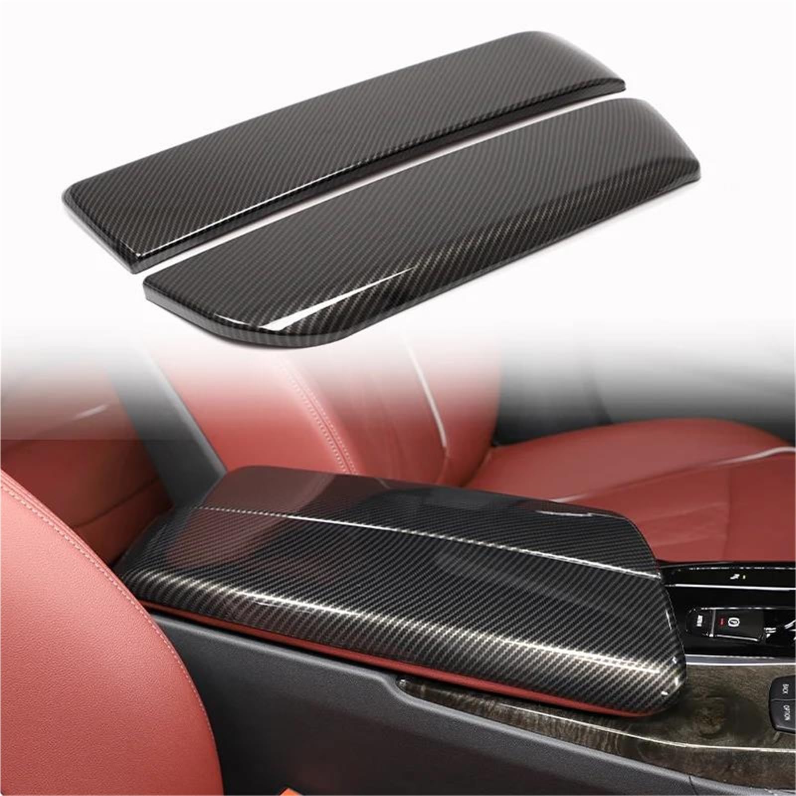 Interieur Dekor Für 5 Series Für G30 2018-2022 Autoaufkleber Lenkrad Schalttafel Türgriffabdeckung Verkleidung Interieur TüRverkleidungen Dekor(Carbon Texture 3) von QFJFBGGH