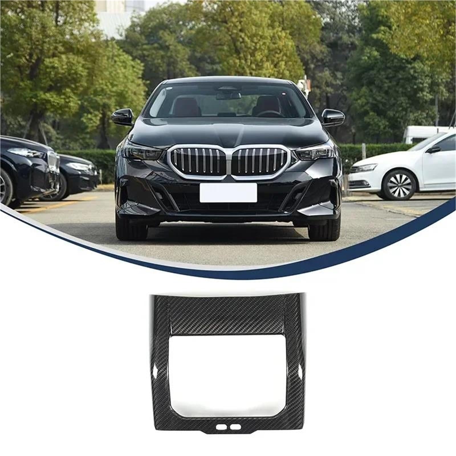 Interieur Dekor Für 5 Series Für G60 2024+ Auto-hintere Auspuff-Entlüftungsplatte Dekorative Abdeckung Carbon-Faser-Innenraum Interieur TüRverkleidungen Dekor Interieur Dekor Für 5 Series Für G60 2024+ Auto-hintere Auspuff-Entlüftungsplatte Dekorative Abdeckung Carbon-Faser-Innenraum Interieur TüRverkleidungen Dekor von QFJFBGGH