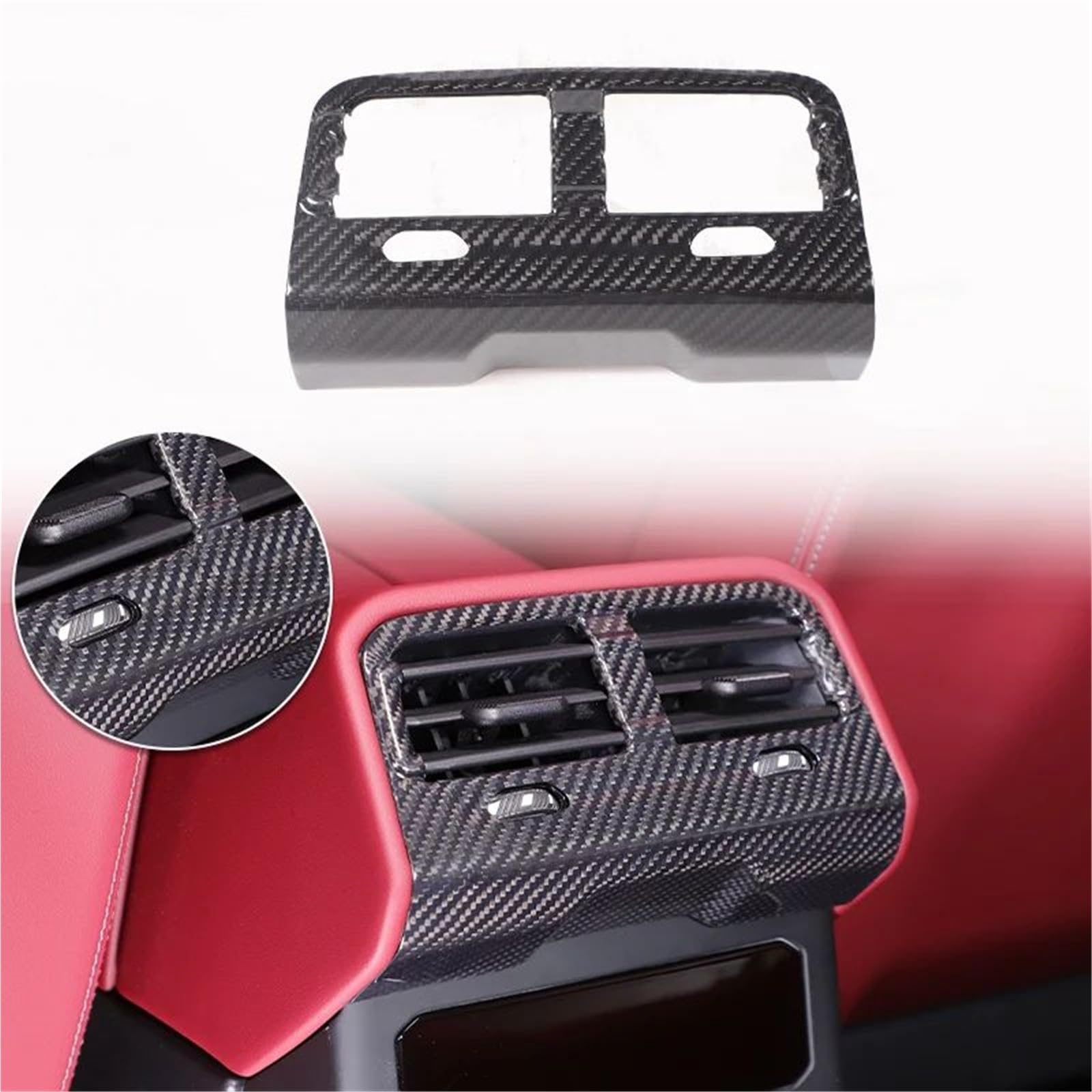 Interieur Dekor Für 5er Für G60 2024 + Autoinnenraum Heckklimaanlage Entlüftungsrahmen Dekorationsaufkleber Interieur TüRverkleidungen Dekor Interieur Dekor Für 5er Für G60 2024 + Autoinnenraum Heckklimaanlage Entlüftungsrahmen Dekorationsaufkleber Interieur TüRverkleidungen Dekor von QFJFBGGH
