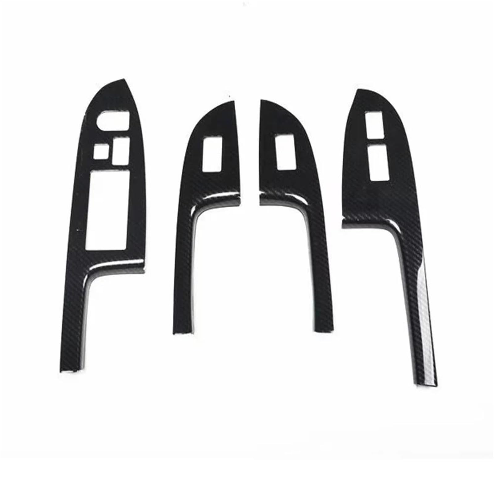 Interieur Dekor Für Accord 7. 2004–2007 RHD Autotür Armlehne Fensterheber Schalter Abdeckung Trim ABS Styling Formteile 4 Stück Interieur TüRverkleidungen Dekor(Carbon Pattern) von QFJFBGGH