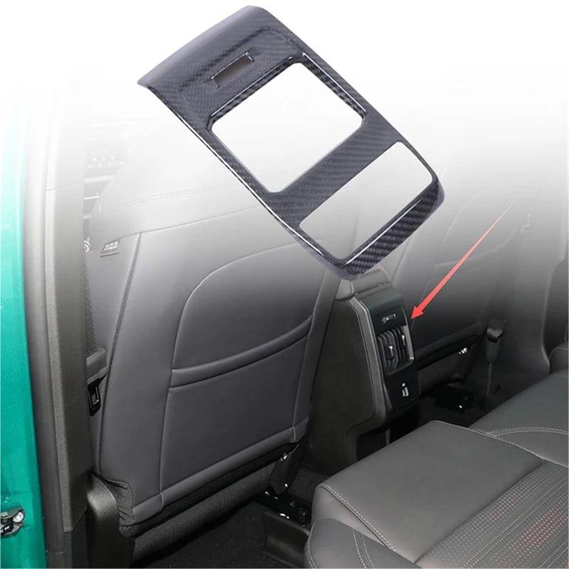 Interieur Dekor Für Alfa Für Romeo Für Tonale 965 2022-2024 Carbon Fiber Auto Hinten Klimaanlage Vent Outlet Rahmen Abdeckung Interieur TüRverkleidungen Dekor von QFJFBGGH