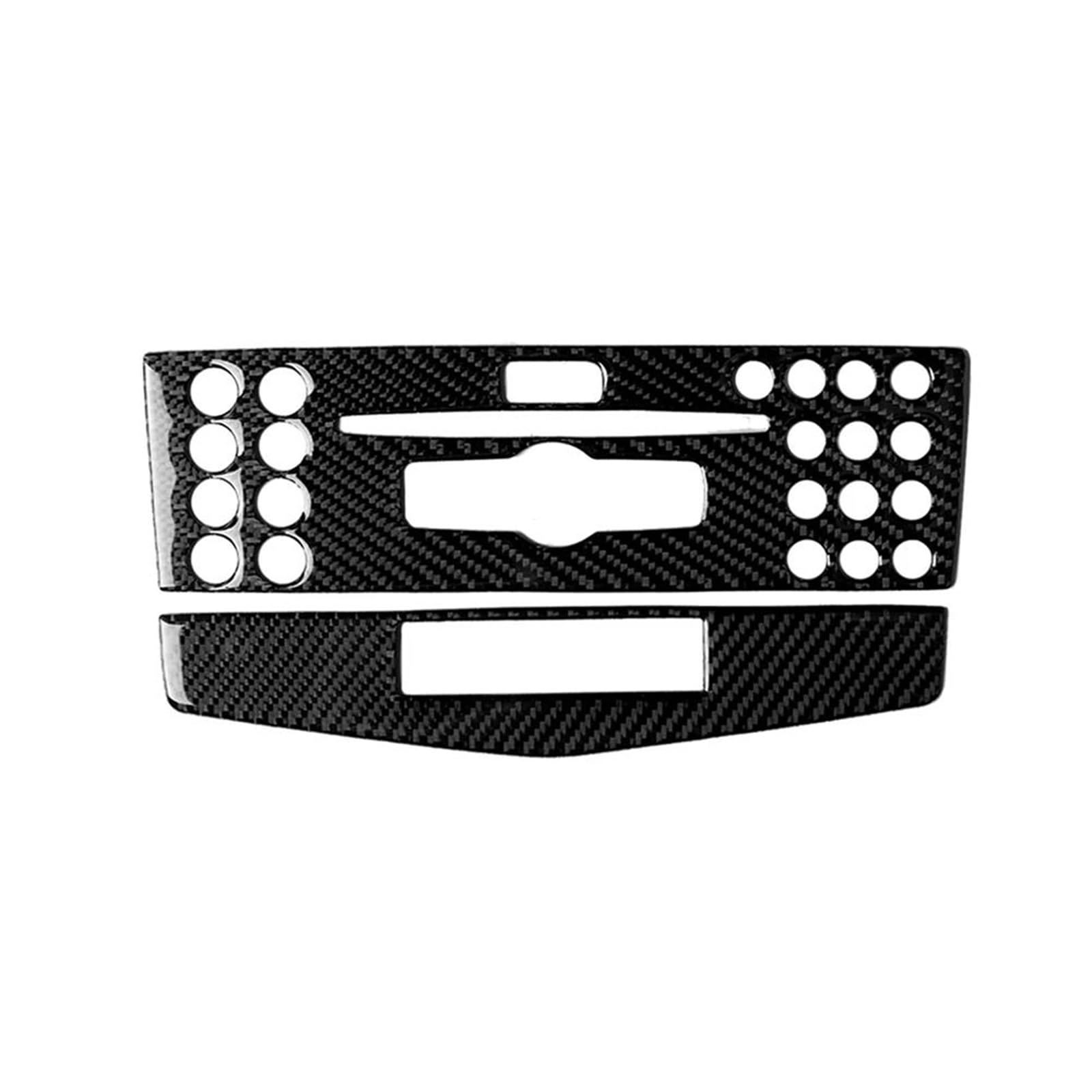 Interieur Dekor Für Benz Für C-Klasse Für W204 2007-2010 Auto-Innendekoration Mittelkonsole CD-Panel Aufkleber Zierabdeckung Interieur TüRverkleidungen Dekor(Type 2) von QFJFBGGH