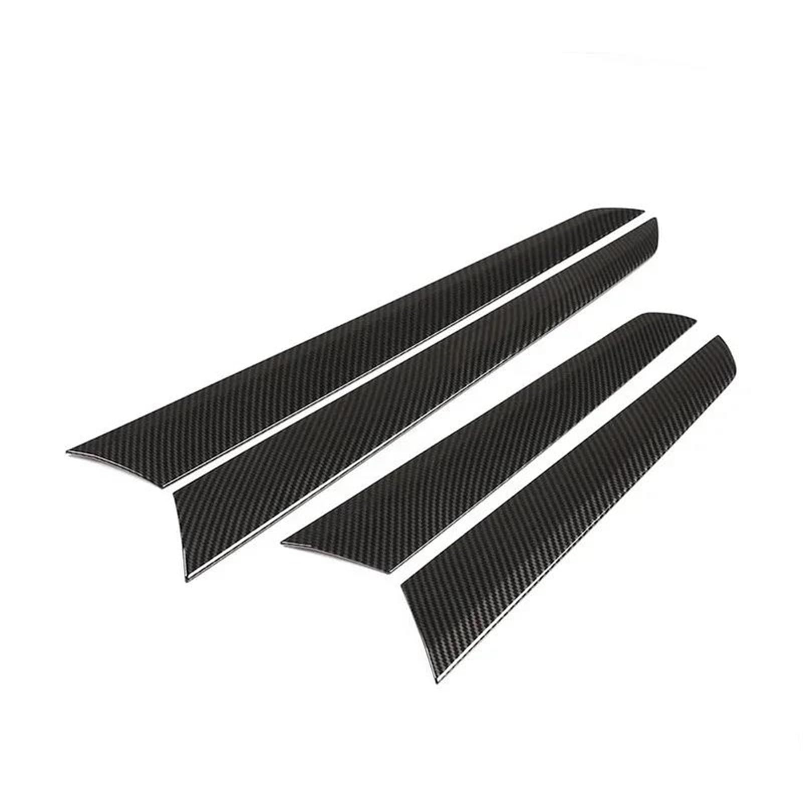 Interieur Dekor Für Benz Für C-Klasse Für W204 C180 C200 2007-2014 ABS Auto Innentürverkleidung Dekorativer Streifenaufkleber Interieur TüRverkleidungen Dekor(Carbon Pattern) von QFJFBGGH