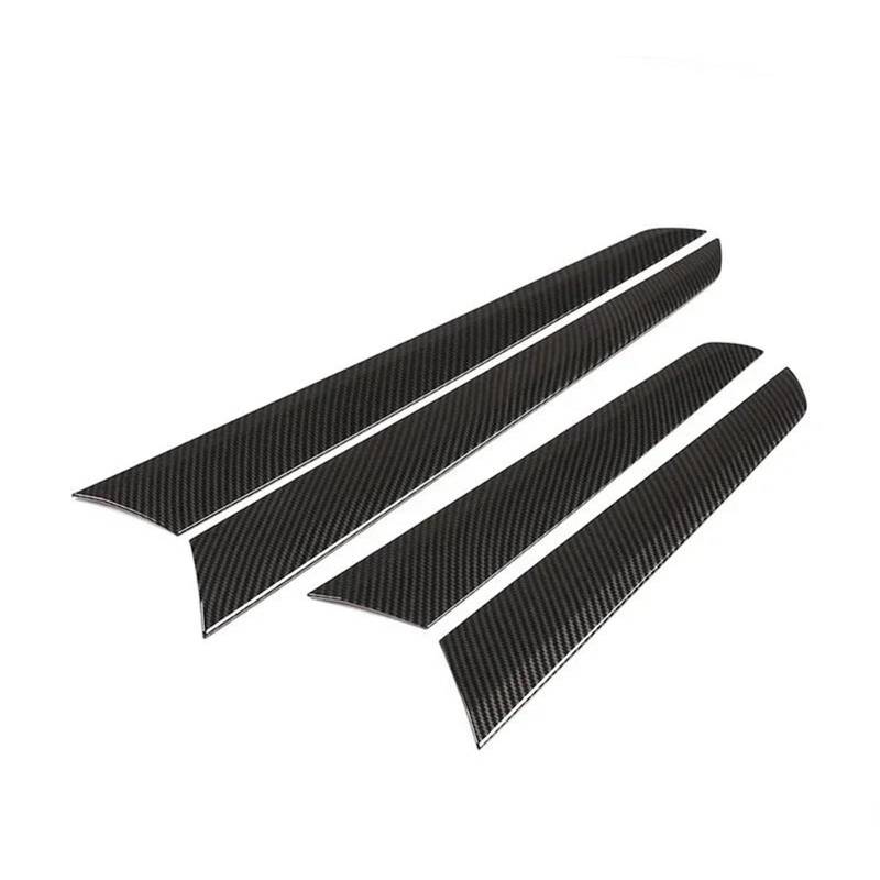 Interieur Dekor Für Benz Für C-Klasse Für W204 C180 C200 2007-2014 ABS Auto Innentürverkleidung Dekorativer Streifenaufkleber Interieur TüRverkleidungen Dekor(Carbon Pattern) von QFJFBGGH