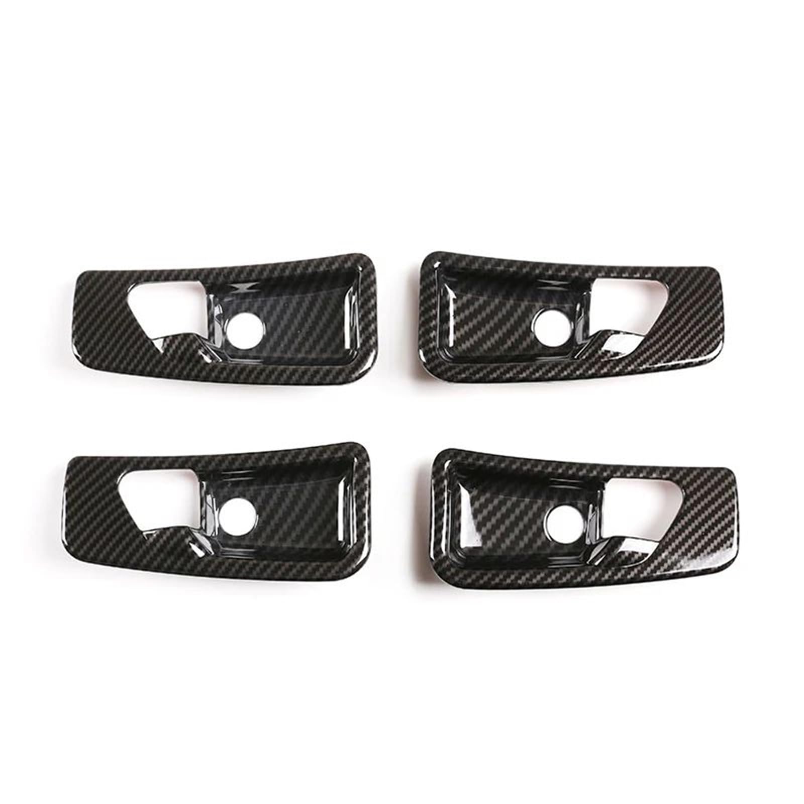 Interieur Dekor Für Benz Für G-Klasse Für W463 2007-2018 ABS Chrom Auto Innentürgriff Schüssel Dekoration Abdeckung Aufkleber Interieur TüRverkleidungen Dekor(Carbon Texture) von QFJFBGGH