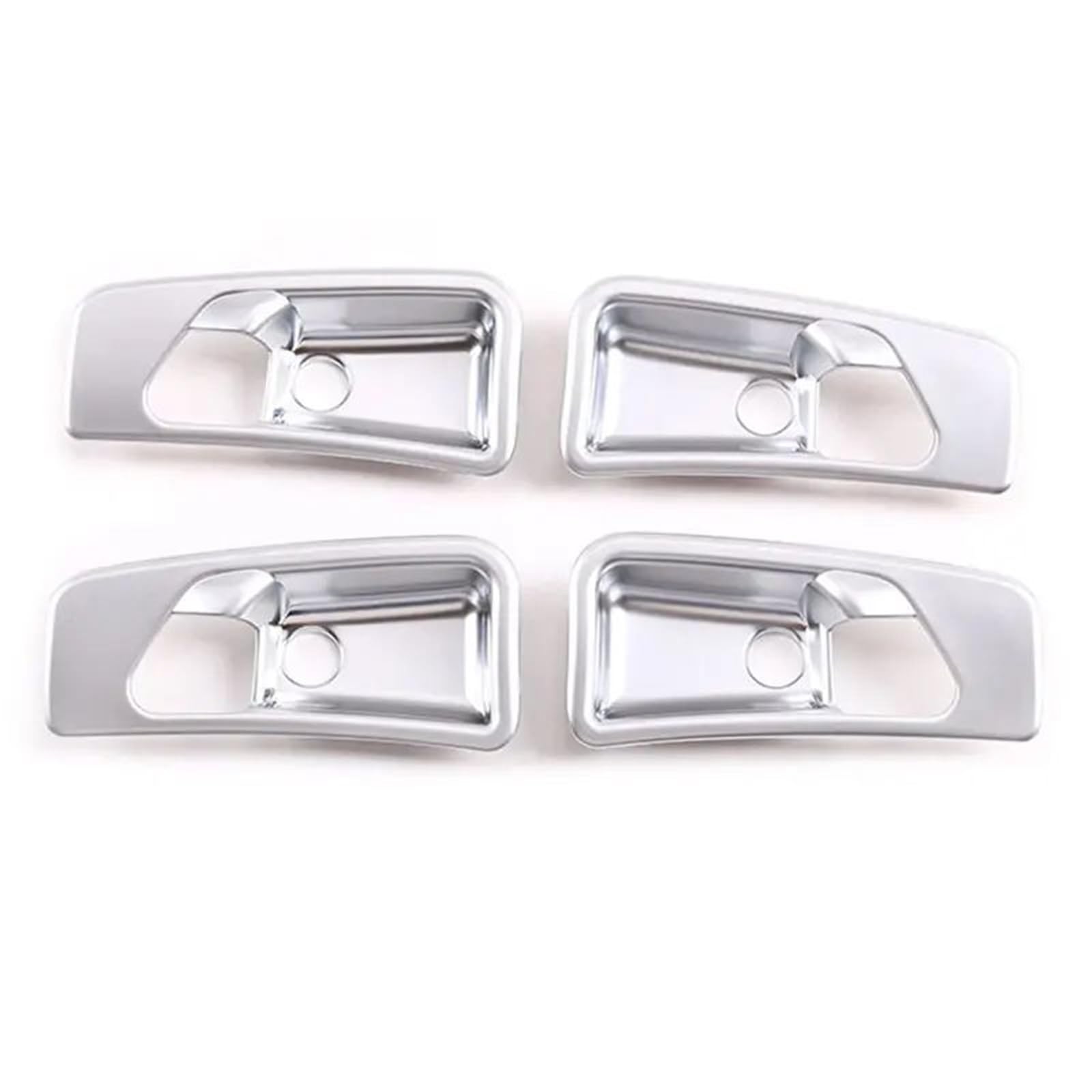 Interieur Dekor Für Benz Für G-Klasse Für W463 2007-2018 ABS Chrom Auto Innentürgriff Schüssel Dekoration Abdeckung Aufkleber Interieur TüRverkleidungen Dekor(Silber) von QFJFBGGH