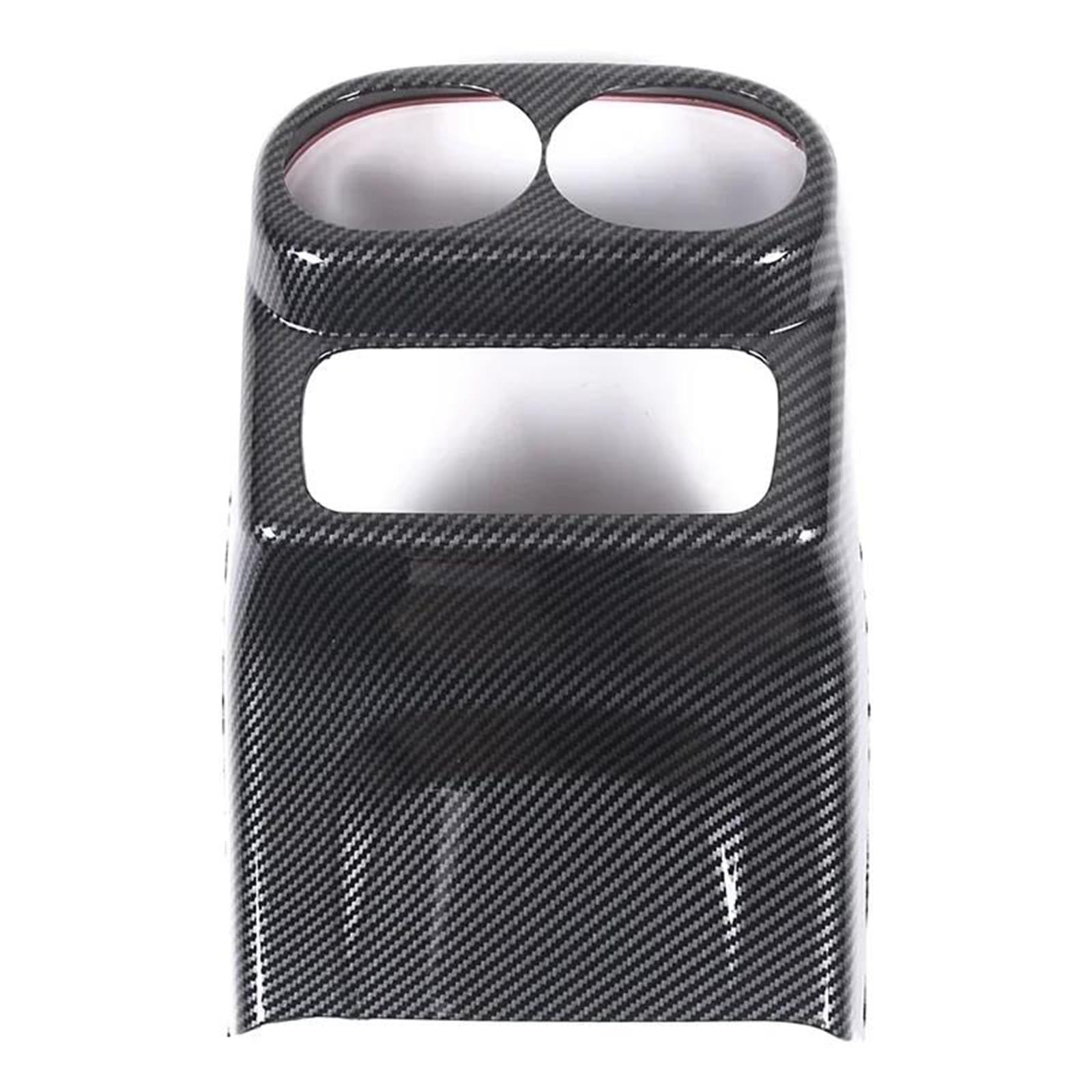 Interieur Dekor Für Benz Für GLC X254 C254 2023 ABS Auto Hinten Armlehne Klimaanlage Outlet Abdeckung Trim Aufkleber Interieur TüRverkleidungen Dekor(Carbon Pattern) von QFJFBGGH