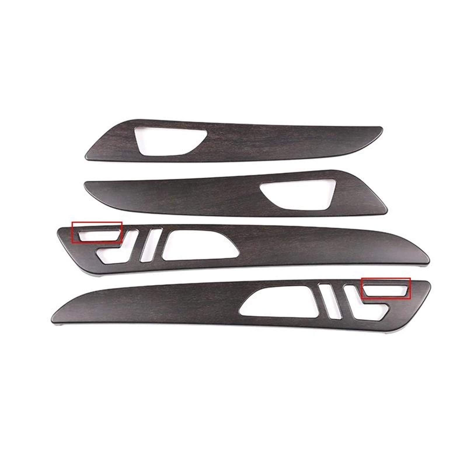 Interieur Dekor Für Benz Für ML GLE GL Klasse GLS 320 400 Auto ABS Carbon Muster Innentür Dekoration Panel Abdeckung Trim Interieur TüRverkleidungen Dekor(Style f) von QFJFBGGH