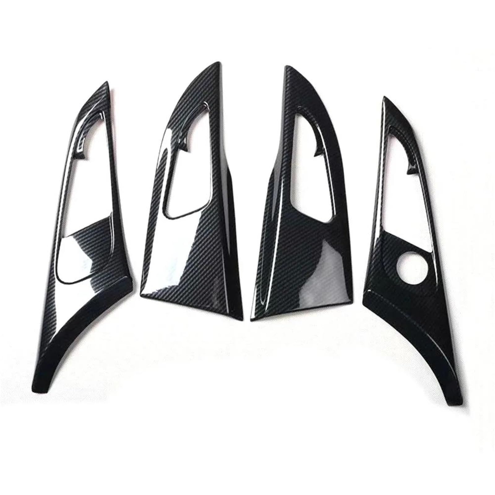 Interieur Dekor Für Buick Für Regal 2009-2013 LHD Autotür Innentürgriff Schüsselabdeckung Verkleidung Innenstyling ABS Interieur TüRverkleidungen Dekor(Carbon Pattern) von QFJFBGGH