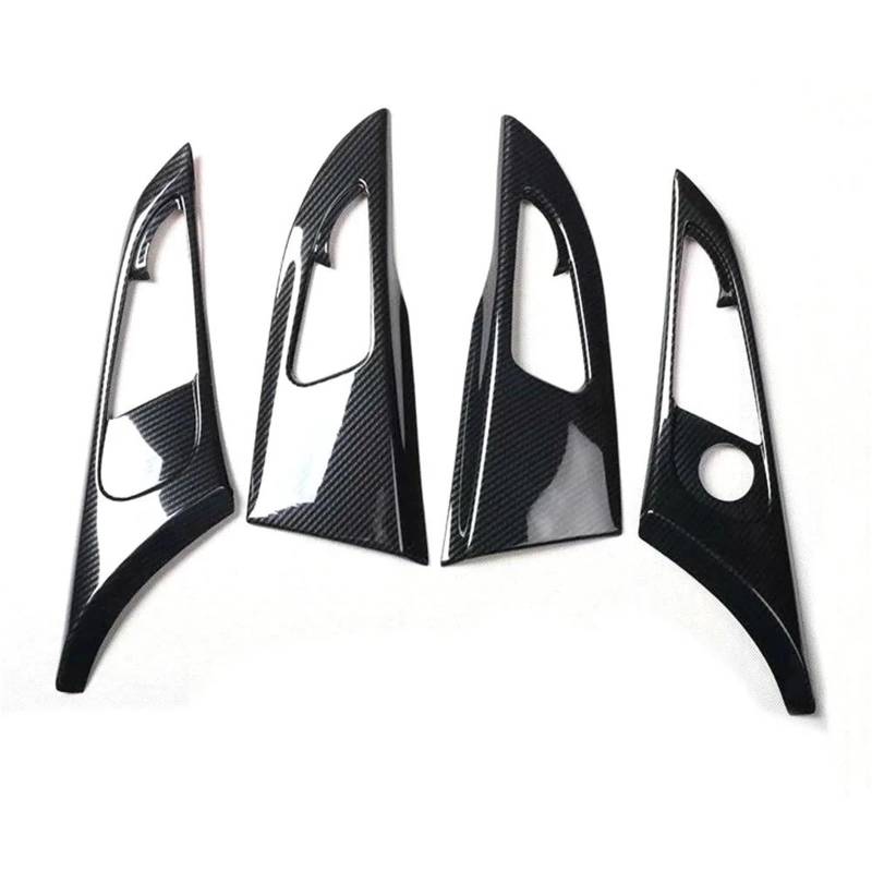 Interieur Dekor Für Buick Für Regal 2009-2013 LHD Autotür Innentürgriff Schüsselabdeckung Verkleidung Innenstyling ABS Interieur TüRverkleidungen Dekor(Carbon Pattern) von QFJFBGGH