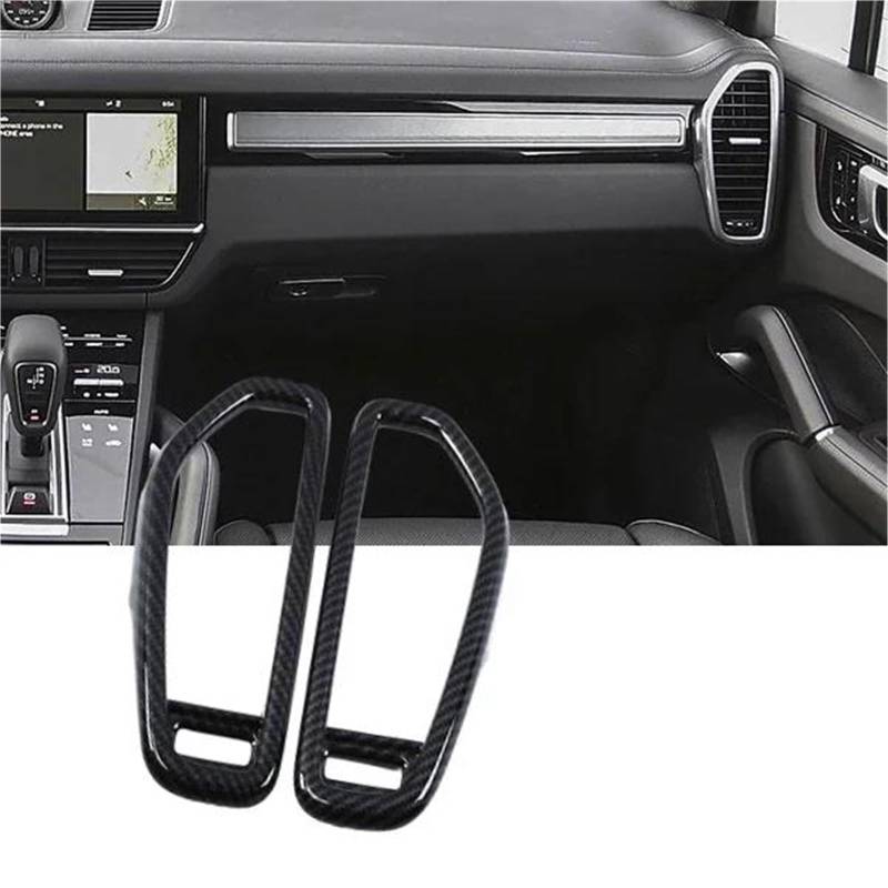 Interieur Dekor Für Cayenne 2018-2022 ABS Auto Getriebe Wasser Tasse Rahmen Luftauslass Innere Armlehne Trim Abdeckung Auto Innen Interieur TüRverkleidungen Dekor(Style 13) von QFJFBGGH