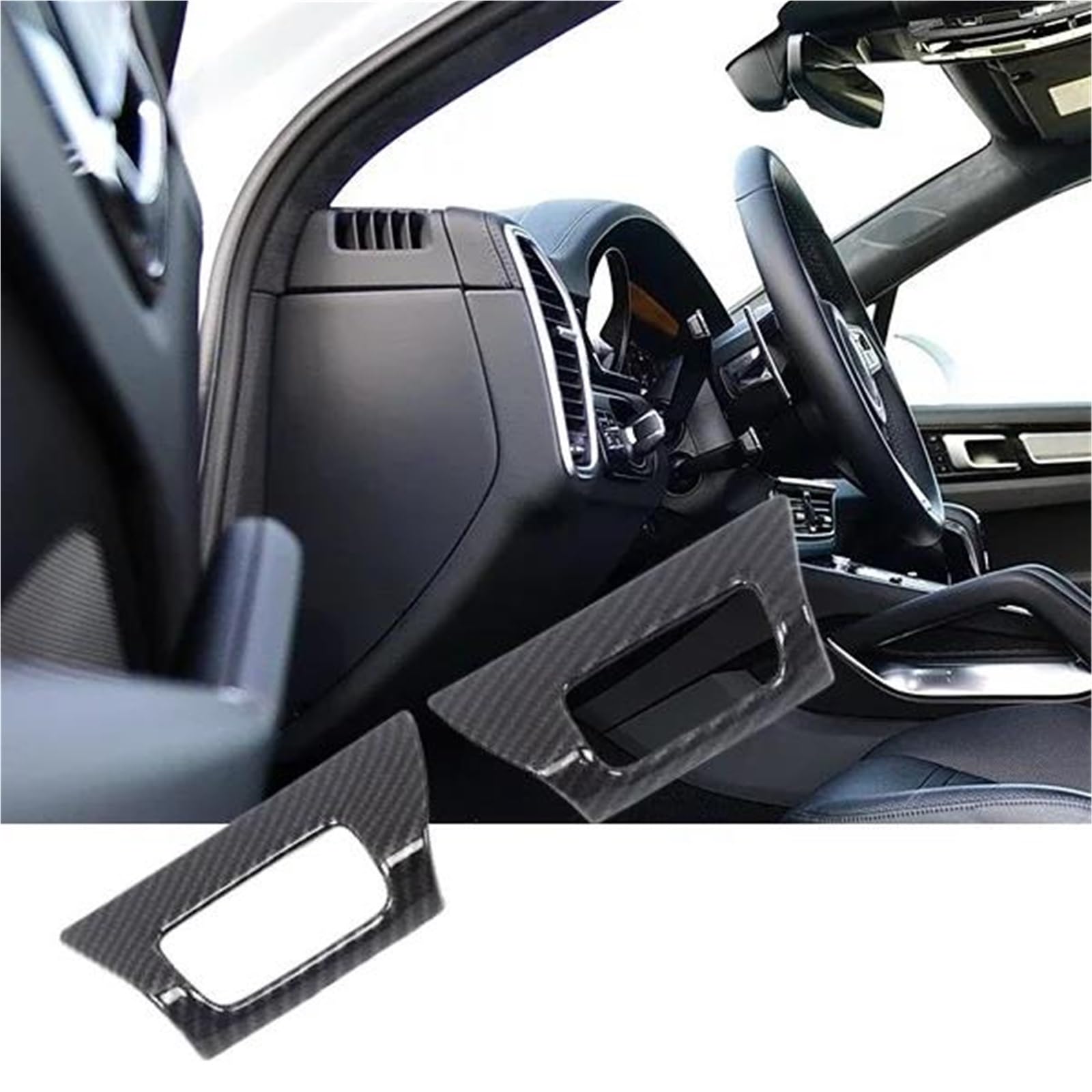 Interieur Dekor Für Cayenne 2018-2022 ABS Auto Getriebe Wasser Tasse Rahmen Luftauslass Innere Armlehne Trim Abdeckung Auto Innen Interieur TüRverkleidungen Dekor(Style 9) von QFJFBGGH