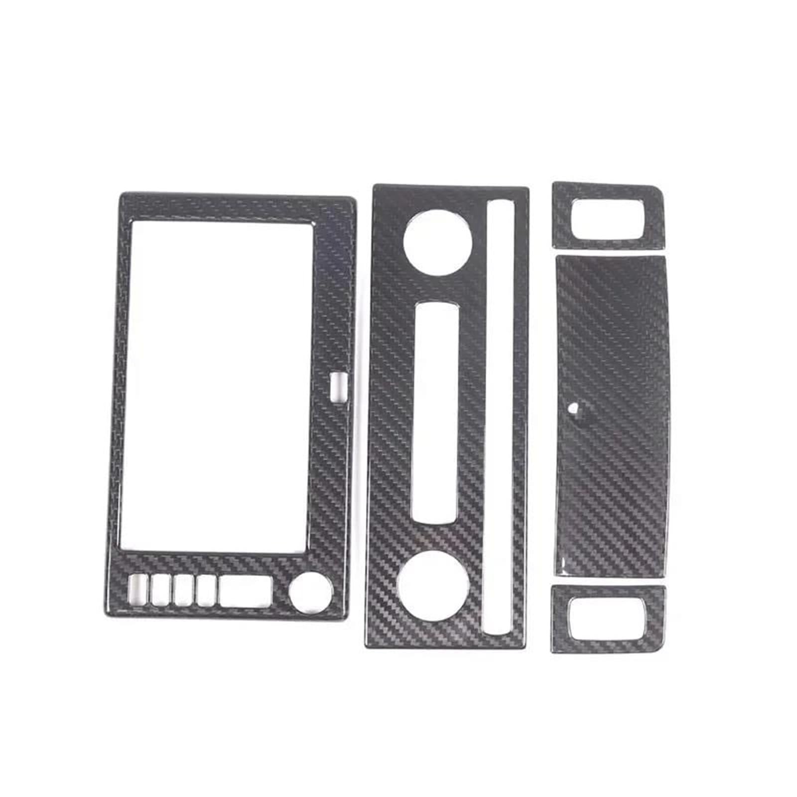 Interieur Dekor Für Chevy Für Corvette C6 2005-2013 Zentrale Steuerung Navigation Screen Panel Dekorative Rahmen Carbon Faser Interieur TüRverkleidungen Dekor(Kohlefaser) von QFJFBGGH