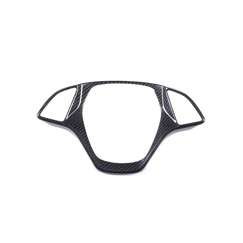 Interieur Dekor Für Chevy Für Corvette C7 Z06 2014-2019 Auto Lenkrad Dekorative Rahmen Auto Innen Zubehör Interieur TüRverkleidungen Dekor(Schwarz) von QFJFBGGH