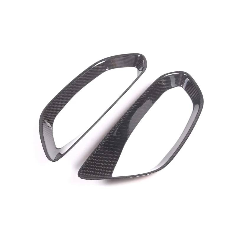 Interieur Dekor Für Chevy Für Corvette Für C8 Für Stingray Z51 Z06 2020-2024 Carbon Fiber Auto Sitz Einstellen Knopf Abdeckung Trim Interieur TüRverkleidungen Dekor(Kohlenschwarz) von QFJFBGGH