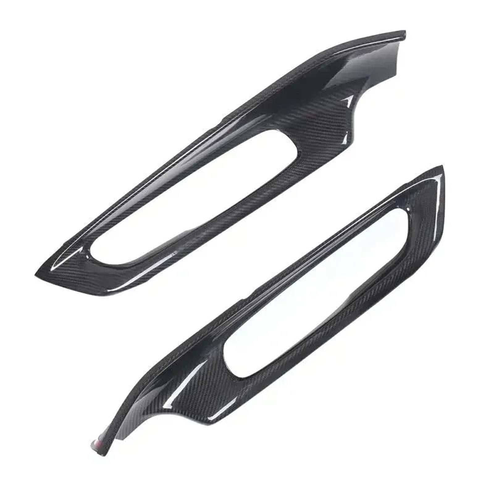 Interieur Dekor Für Chevy Für Corvette Für C8 Z51 Z06 2020-2024 Autofensterheber-Steuerschalterknopfrahmenabdeckungsverkleidung Interieur TüRverkleidungen Dekor(Kohlefaser) von QFJFBGGH
