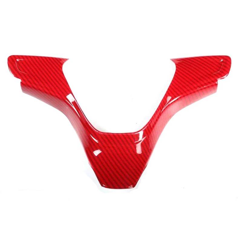 Interieur Dekor Für Chevy Für Cruze 2017-2019 Auto Lenkrad Dekoration Lünette Abdeckung Aufkleber Auto Teile Zubehör Interieur TüRverkleidungen Dekor(Carbon Red) von QFJFBGGH