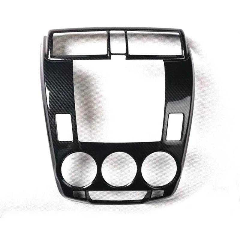 Interieur Dekor Für City 2008-2012 LHD Auto Armaturenbrett Mittelkonsole Abdeckung Rahmen Trim Styling ABS Innen Auto Zubehör Interieur TüRverkleidungen Dekor(Carbon Pattern) von QFJFBGGH