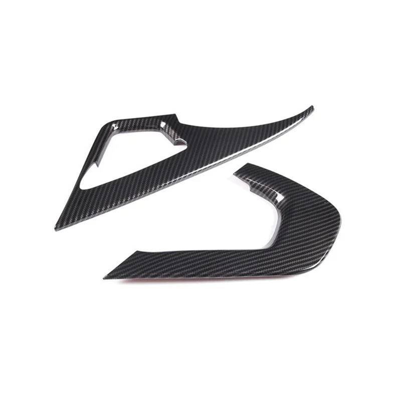 Interieur Dekor Für Corvette Für C7 Z06 2014-2019 ABS Car Center Control Griff Dekorativer Rahmen Aufkleber Autoinnenraum Interieur TüRverkleidungen Dekor(Carbon pattern) von QFJFBGGH